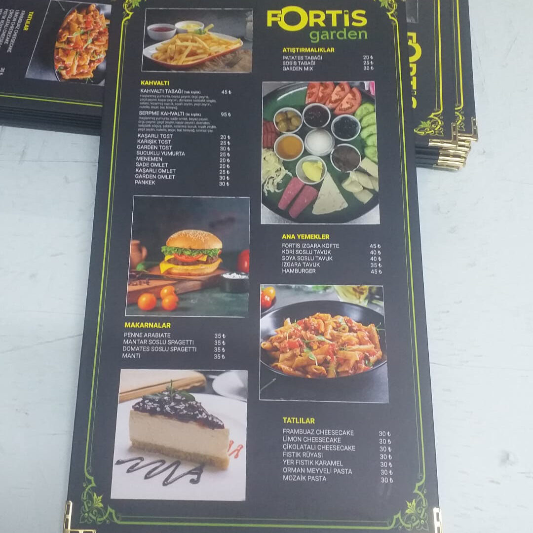 Tek Yaprak Menu Modeli T105